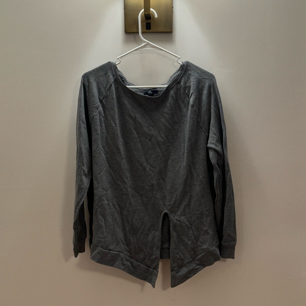 Cute gray crew sweatshirt cozy